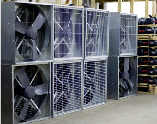 Вентилятор осевой ВО-5,6-380В в квадратном корпусе