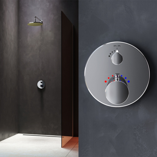 Смеситель встраиваемый Am.Pm Like F8075600 с термостатом, 1 потребитель, хром