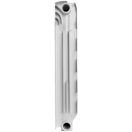 Алюминиевый радиатор STOUT GAMMA 500 - 10 секций, боковое, белый RAL 9010