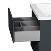База под раковину подвесная AM.PM GEM графит матовый M90FHX06022GM